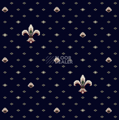 Ковролин Виктория 01 (лилия) Blue фото 1 | FLOORDEALER